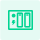 Green battery enclosure icon showing battery cells and a power symbol, representing an advanced lithium iron phosphate (LFP) storage system.
