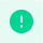 Green circular icon containing a white exclamation point warning symbol, representing equipment stress, operational disruption, and production downtime risks.