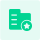 Green document folder icon with a star badge, representing proprietary R&D, self-developed technology, and IP protection.