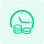 Green line icon showing a clock face with stacked coins in front, representing time-of-use electricity pricing and peak rate pressure.